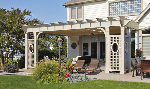 Front Porch With Arbortrellis