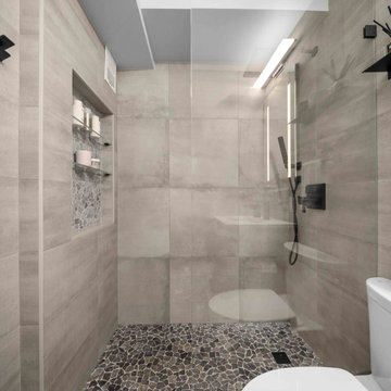 Kitchen and Bathroom Remodel in a Studio Apartment