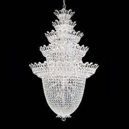 33 Light Crystal Chandelier by Schonbek Trilliane with Silver finish - Lighting