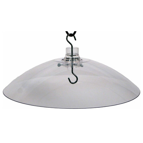 16" Clear Plastic Baffle, Hang or Pole Mount
