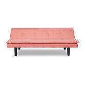 Arcadia Convertible Sofa Bed, Coral