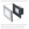 LED Diffused Step and Wall Light, Black