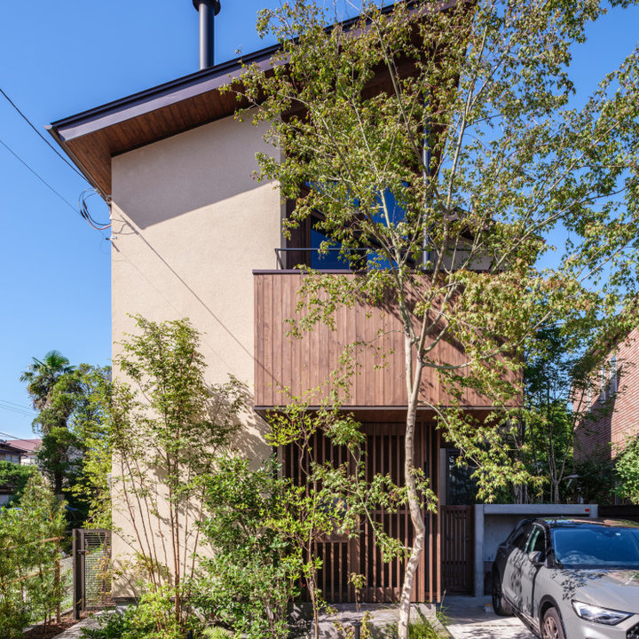 和モダンなおしゃれな家の外観の画像 75選 - 2026 年 7月 | Houzz (ハウズ)