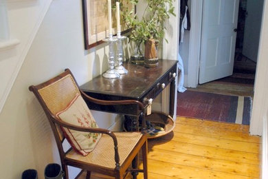 Inspiration for an eclectic entryway remodel in New York