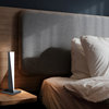 Isidro Table Lamp, 8W Integrated LED, Structured Black, White Acrylic Shade