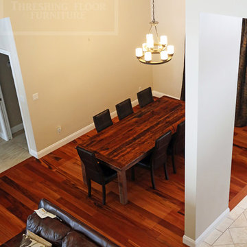 Reclaimed Wood Harvest Tables