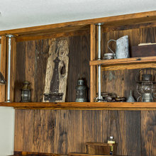 Barnwood Shelving/Backspash