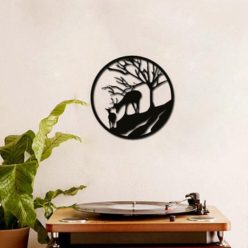 Deer wall hanging