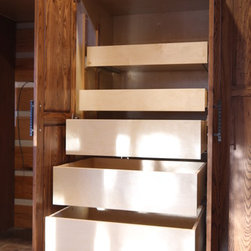 Coe Hill, Ontario   Rustic Wormy Ash Cottage Kitchen - Products