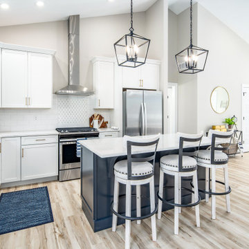 Transitional Whites, Blues & Neutrals with Subtle Nautical Flair