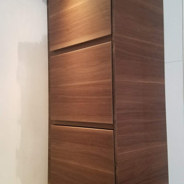 Contemporary Kitchen, Fireplace & Staircase Remodel