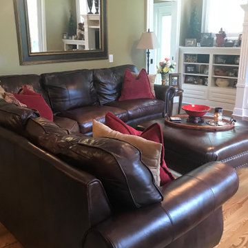Family Room Revamp Before & After