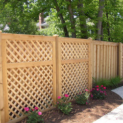 Diamond Lattice Screen Fencing - Home Fencing And Gates