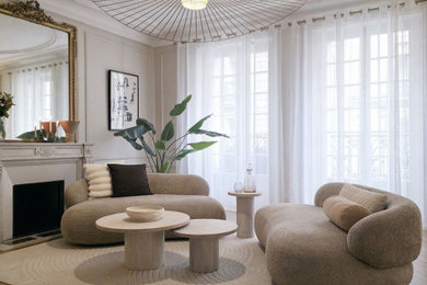 Idées déco pour un salon contemporain.