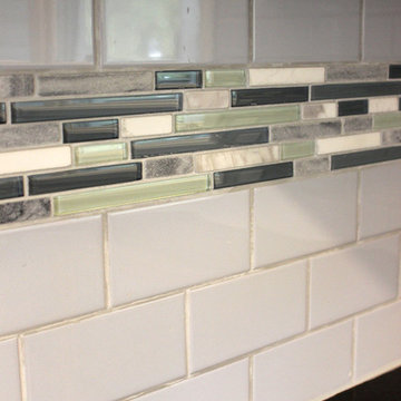 White Thermofoil Cabinets with Black Pearl Granite Countertops ~ Brunswick, OH