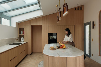 Idées déco pour une cuisine contemporaine.