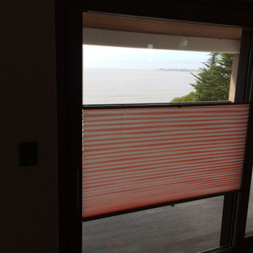 Customer Photos of Installed Pleated Blinds and Honeycomb Shades