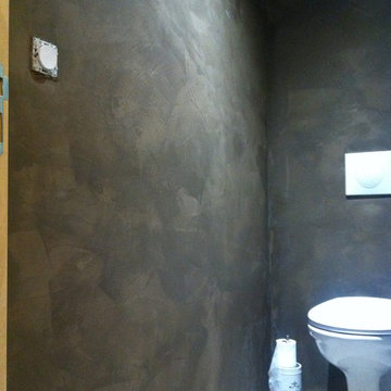 Béton ciré en salle de bains