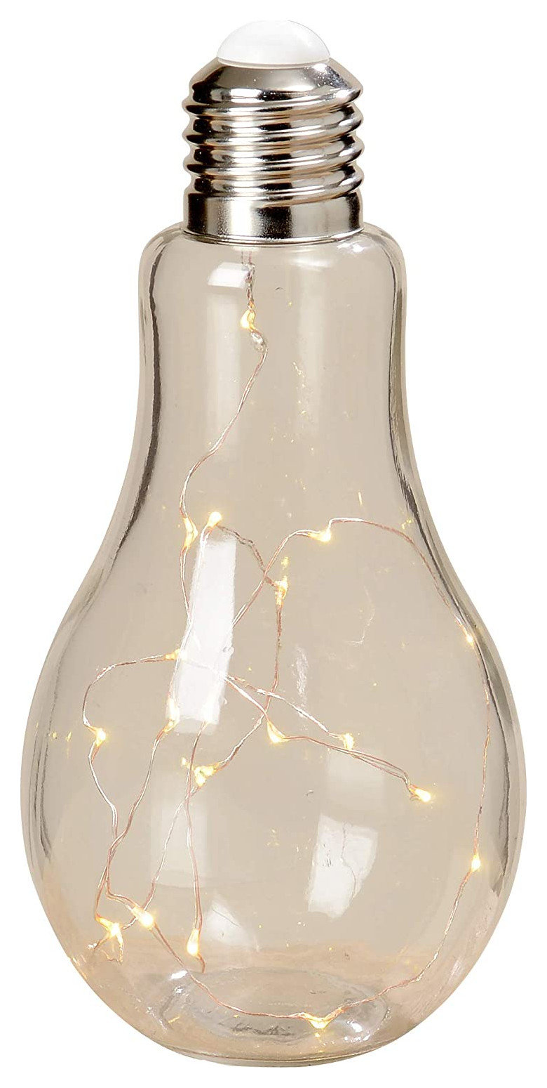 Edison Faux Light Bulb LED Lamp, LEDs ON Copper Wire, Glass, Metal and ...