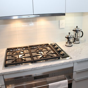 White Galley Kitchen