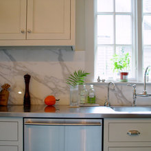 Marble backsplash