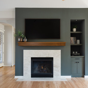 A Nature-Inspired Kitchen & Living Room with Natural Quarter-Sawn White Oak