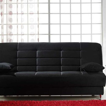 Vegas Convertible Sofa Sleeper | Rainbow Black