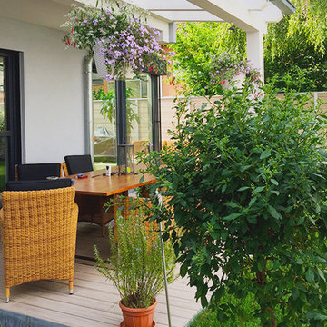 Überdachte Terrasse Reiheneckhaus TOWNHOUSE