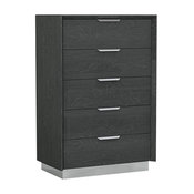 Navi 5-Drawer Chest, Gray