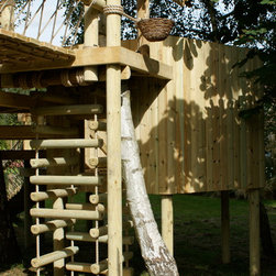 Magical treehouse on 5 levels - Garden Playhouses