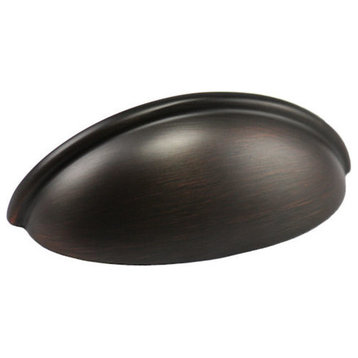 Cosmas 783 Cabinet Cup Pull, Oil Rubbed Bronze