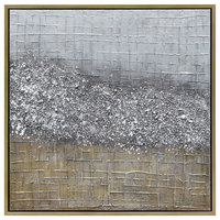 Matter Abstract Textured Metallic Hand Painted Wall Art by Martin Edwards