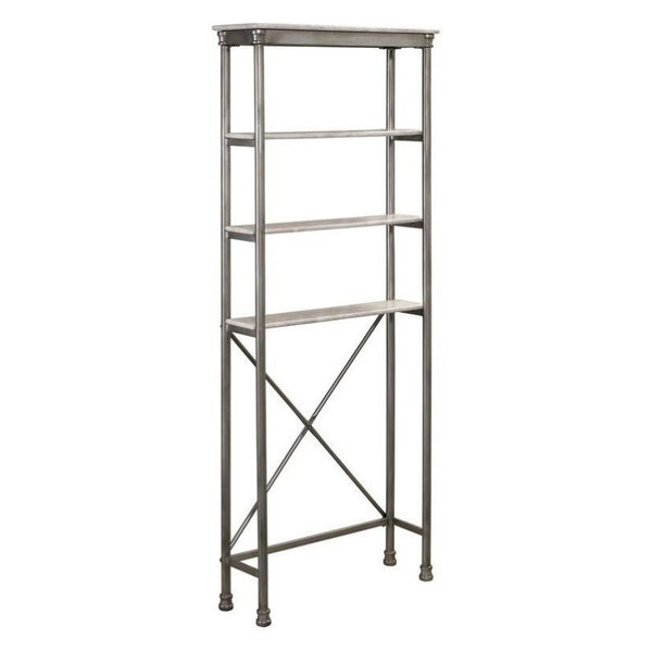 Hawthorne Collections Spacesaver Storage Shelf, Gray and Marble