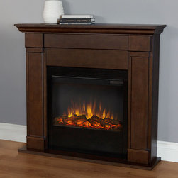Lowry - Slim Electric Fireplace Mantel - Fireplace Mantels