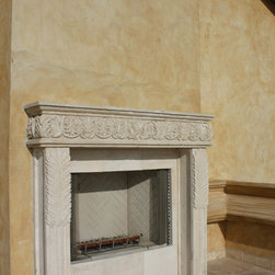 Outdoor Cantera Fireplace - Outdoor Fireplaces
