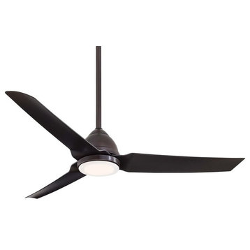 Minka Aire Java LED 54" Indoor/Outdoor Ceiling Fan With Remote Control, Kocoa