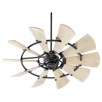 Windmill 52" Ceiling Fan, Noir