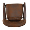 GDF Studio Teague French Style Dark Espresso Wood Club Chair, Brown/Dark Espresso