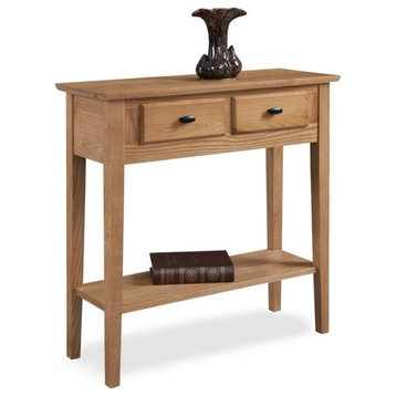 Leick Favorite Finds Wood Console Table in Natural Desert Sands
