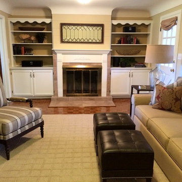 Challenging fireplace focal point, AFTER