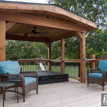 Holder - Cedar deck with covered porch.