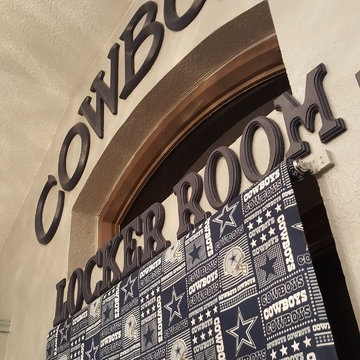 Custom Cowboy Themed Woman Cave