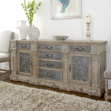 Rustic and Neutral Sideboard/Buffett for Dining Room
