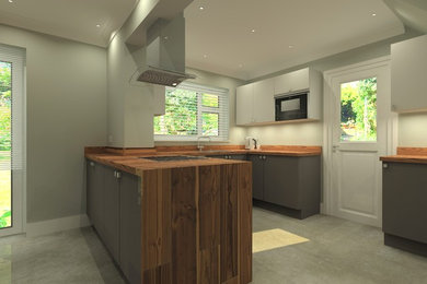SmithTricky kitchen-dining room design
