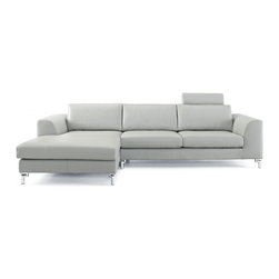 Angela Sectional Sofa | Gray - Sectional Sofas
