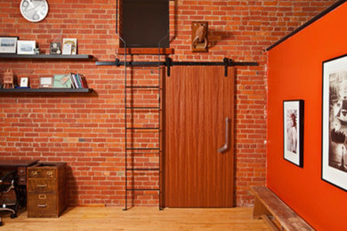 Exposed Barn Door Track