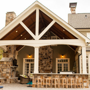 Covered Patio, Fireplace & Outdoor Kitchen