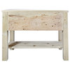 Montana Woodworks Homestead 2 Drawers Transitional Wood Console Table in Natural