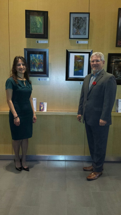 Mayor Dave Barrow at Inner Expression Solo Show, 2016