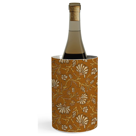 Deny Designs Holli Zollinger KALAMI FLORAL MUSTARD Wine Chiller